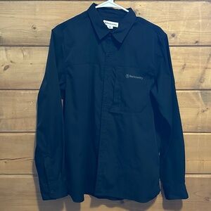Backcountry Men's Casual Button-Down Shirt - Black